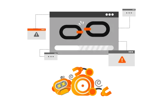 Broken links