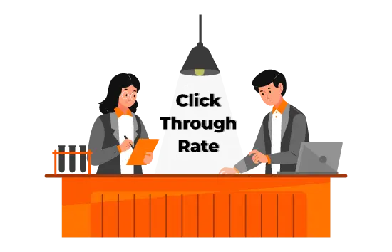 Click through rate (CTR)