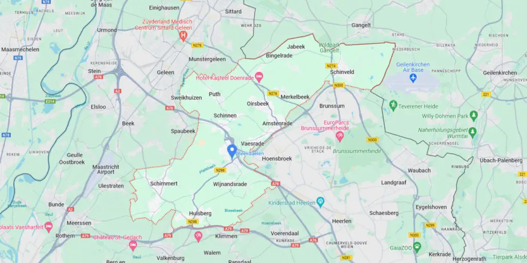 Beekdaelen Map