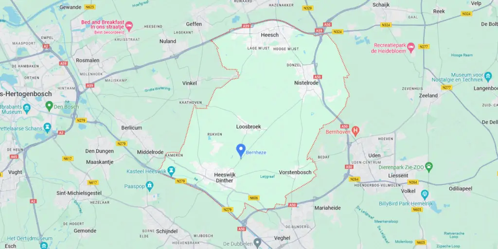Bernheze Map