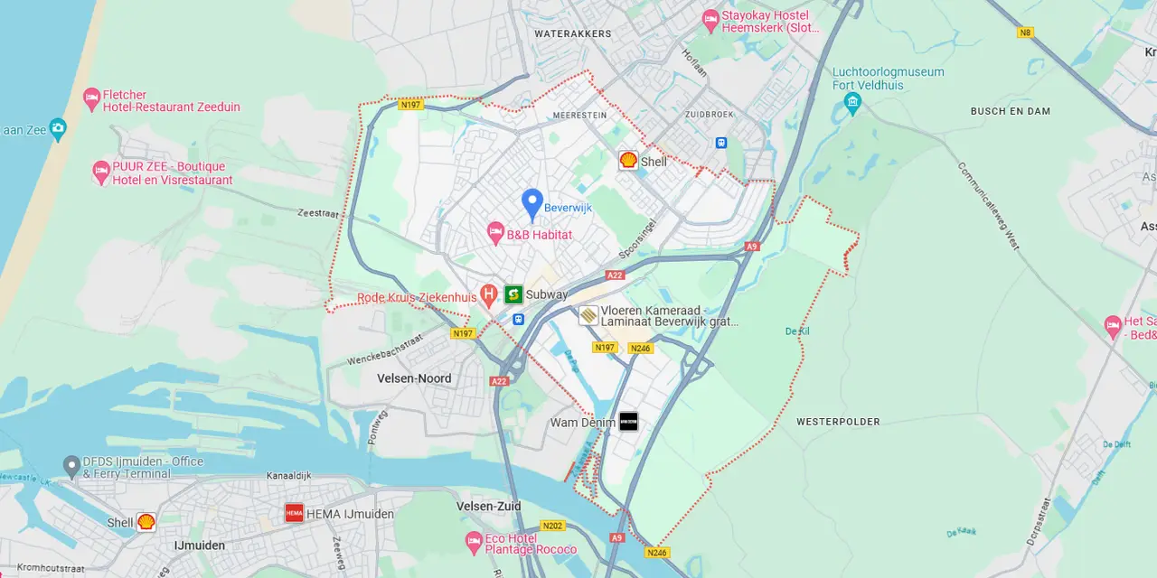 Beverwijk Map