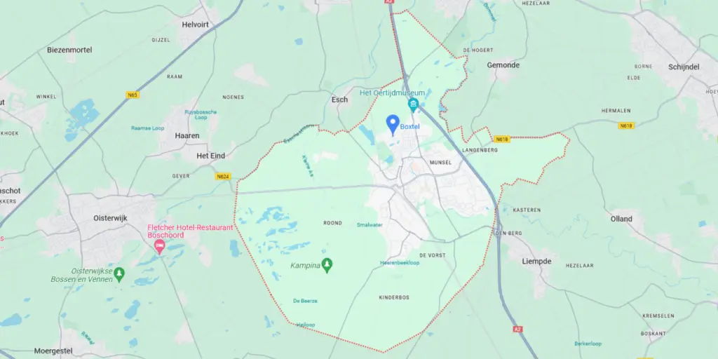Boxtel Map