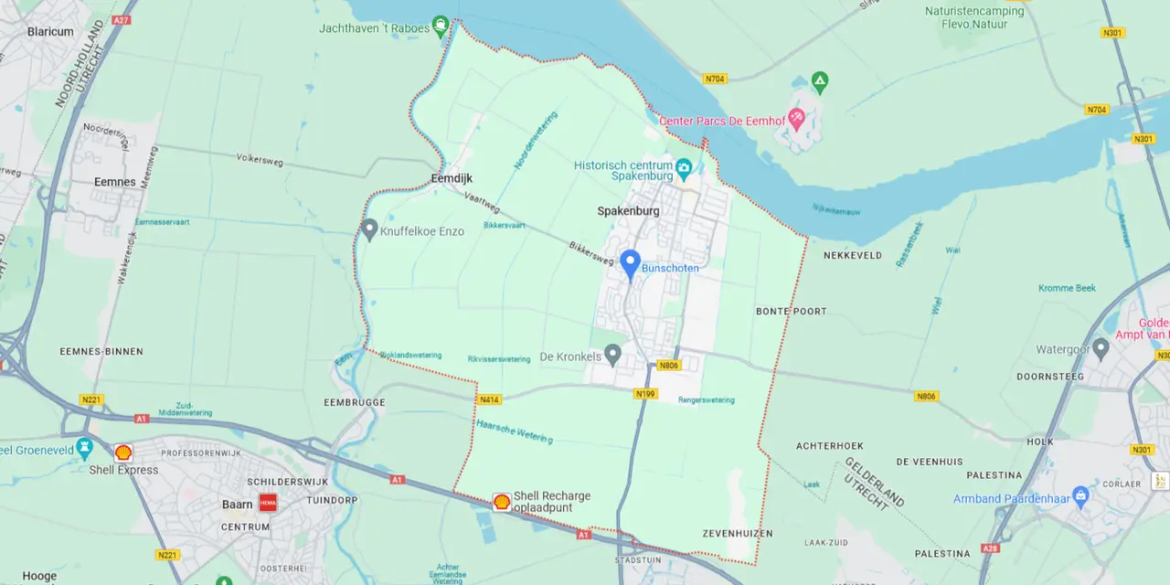 Bunschoten Map