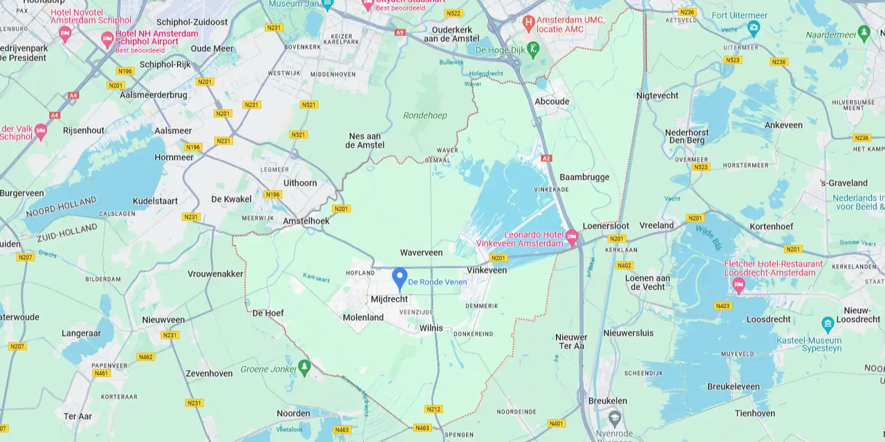 De Ronde Venen Map