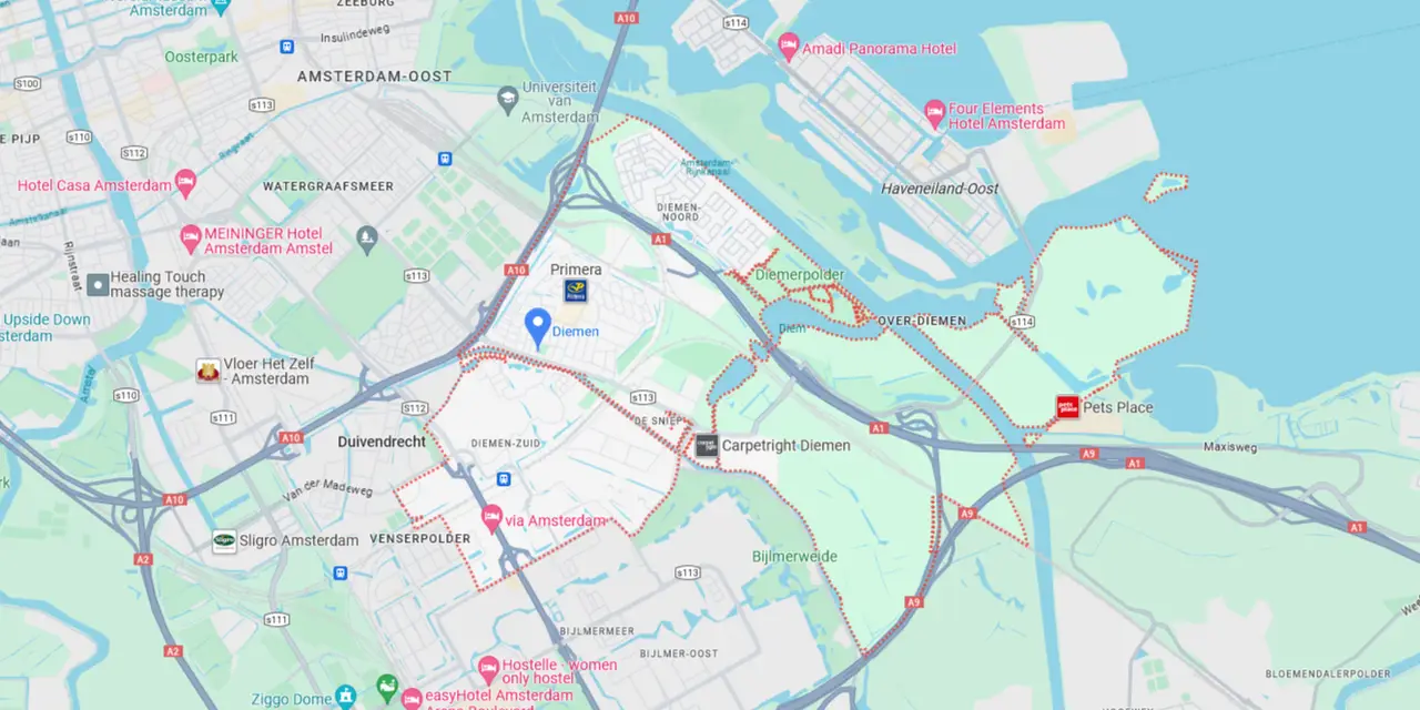 Diemen Map