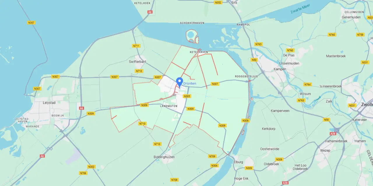 Dronten Map