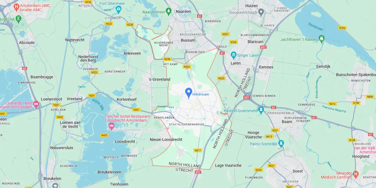Hilversum Map