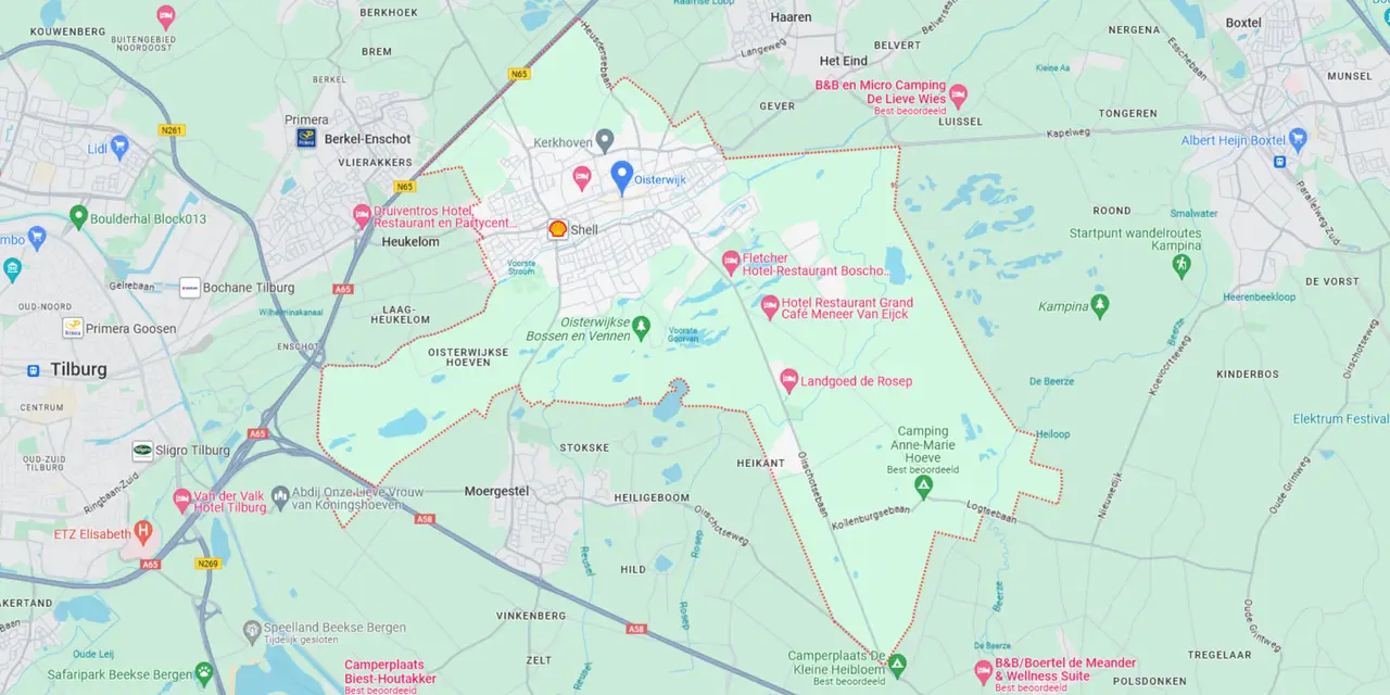 Oisterwijk Map