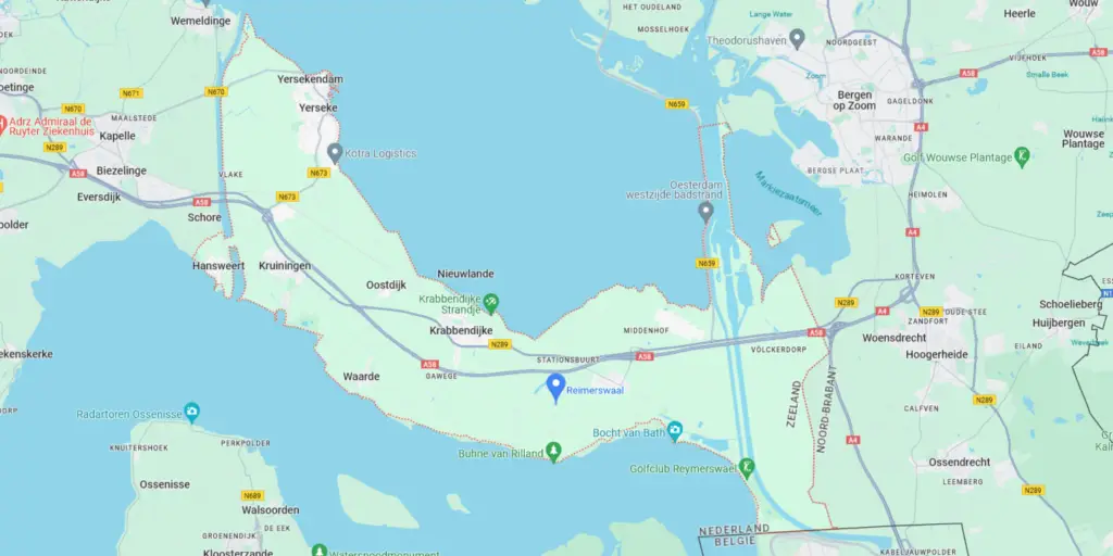 Reimerswaal Map