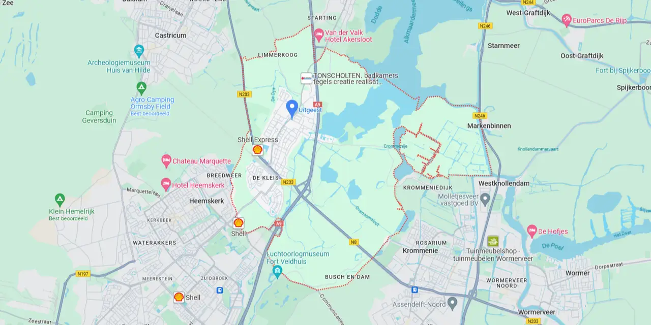 Uitgeest Map