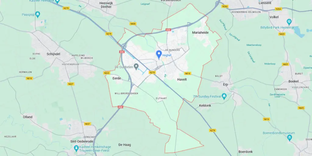 Veghel Map