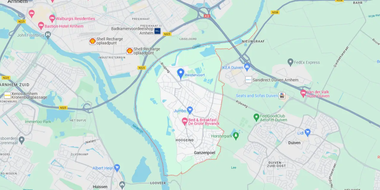 Westervoort Map