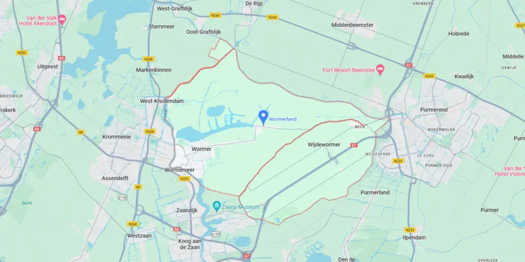 Wormerland Map