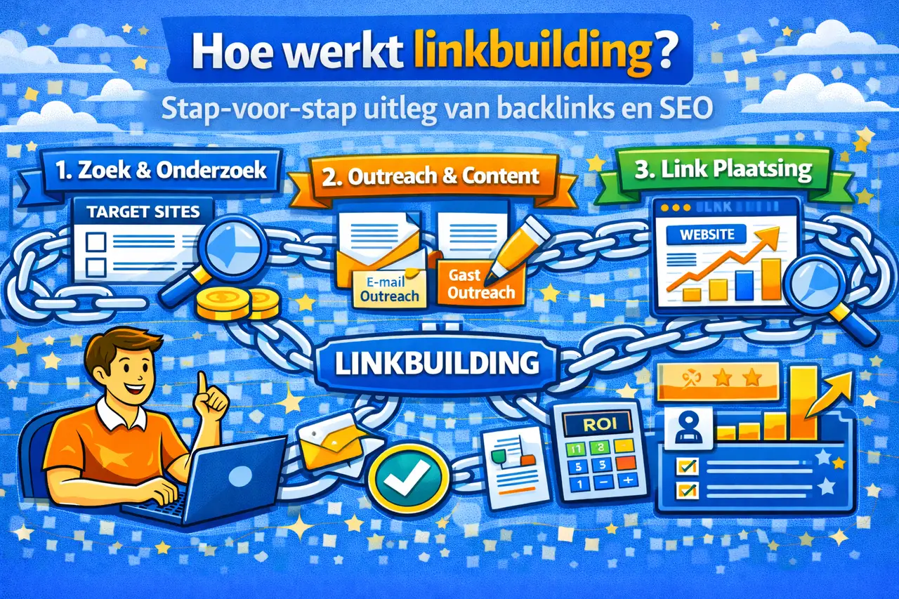 Hoe werkt linkbuilding Stap-voor-stap uitleg van backlinks en SEO