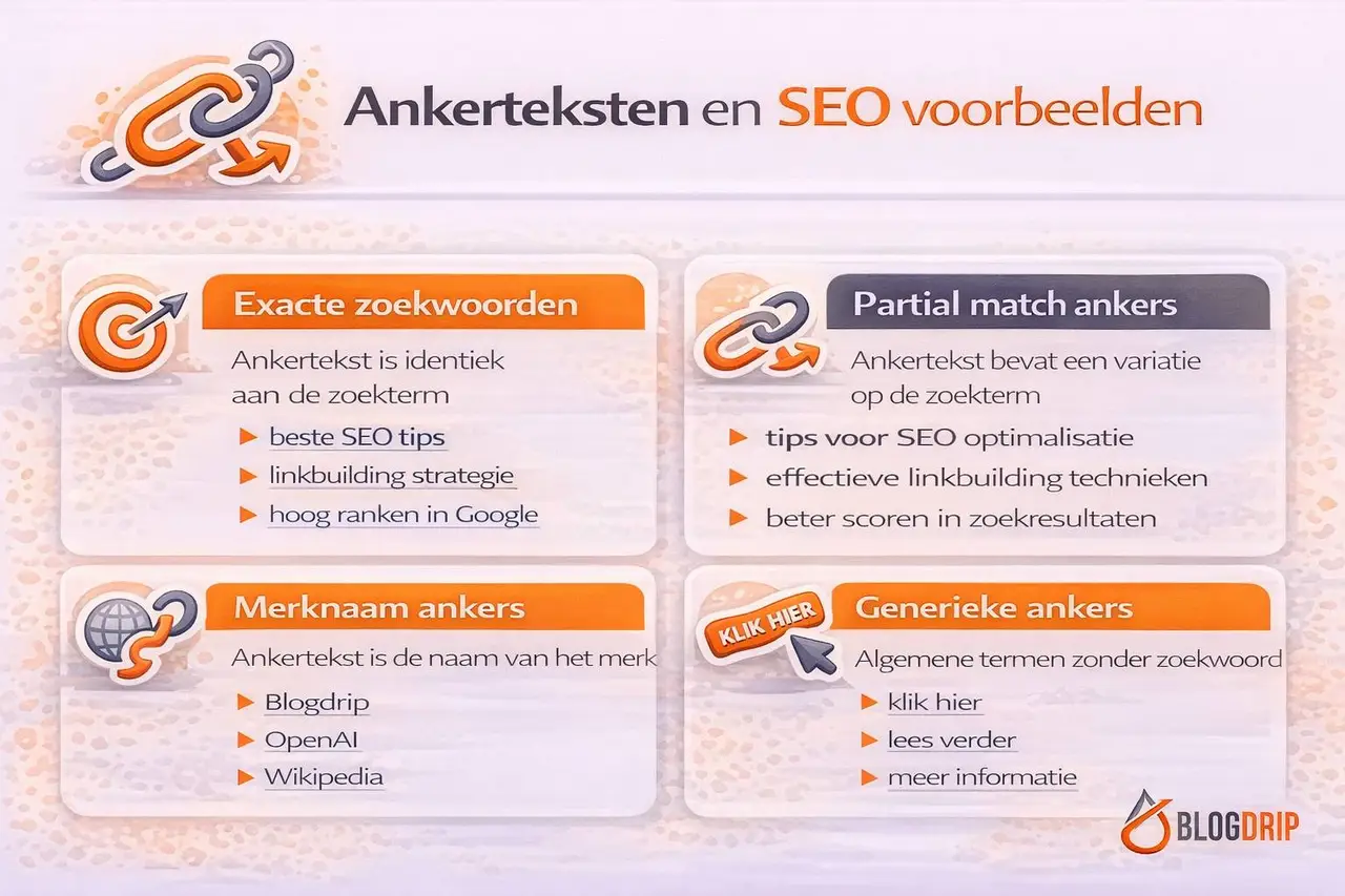 Ankerteksten en SEO voorbeelden