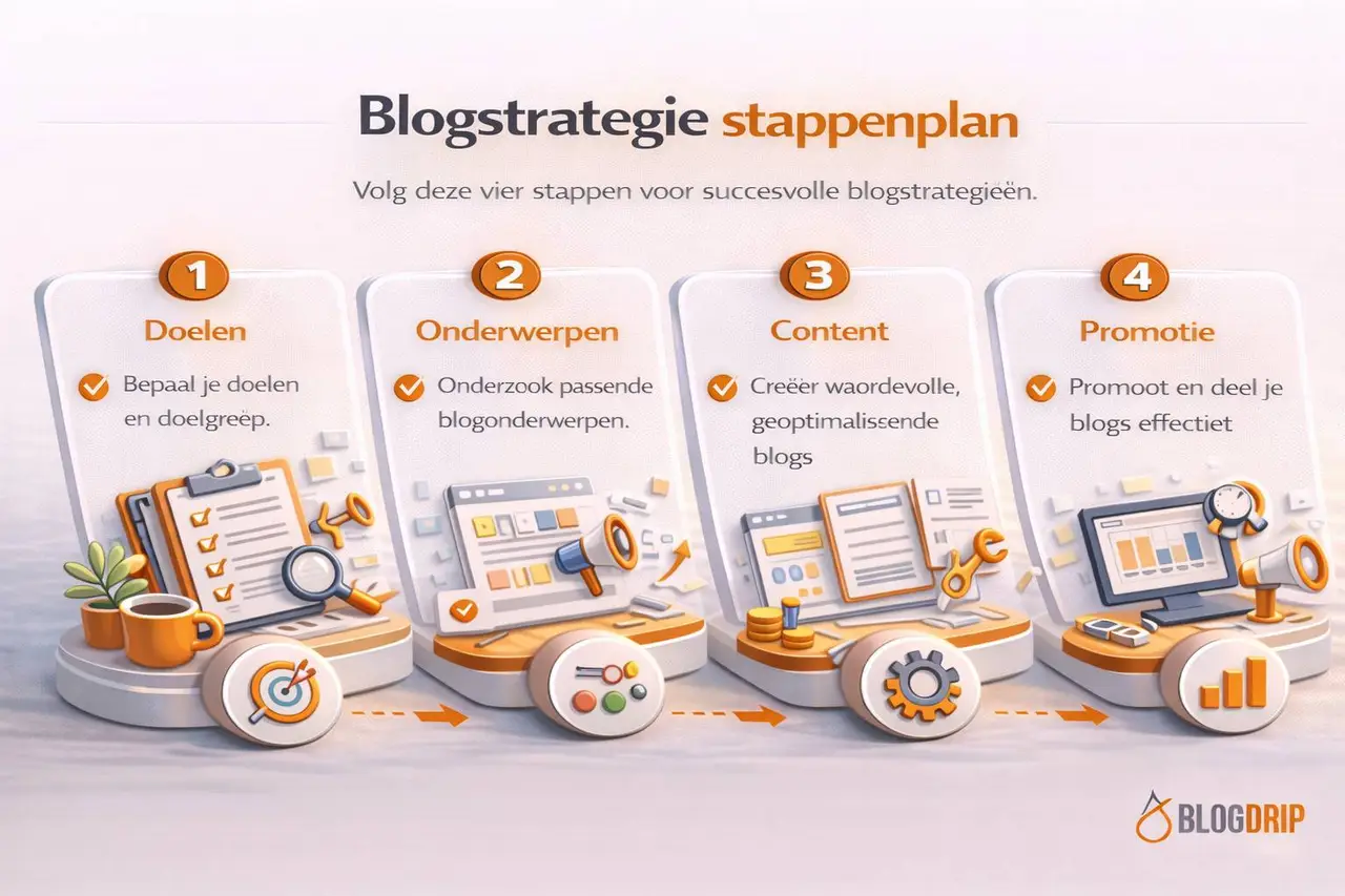Blogstrategie stappenplan