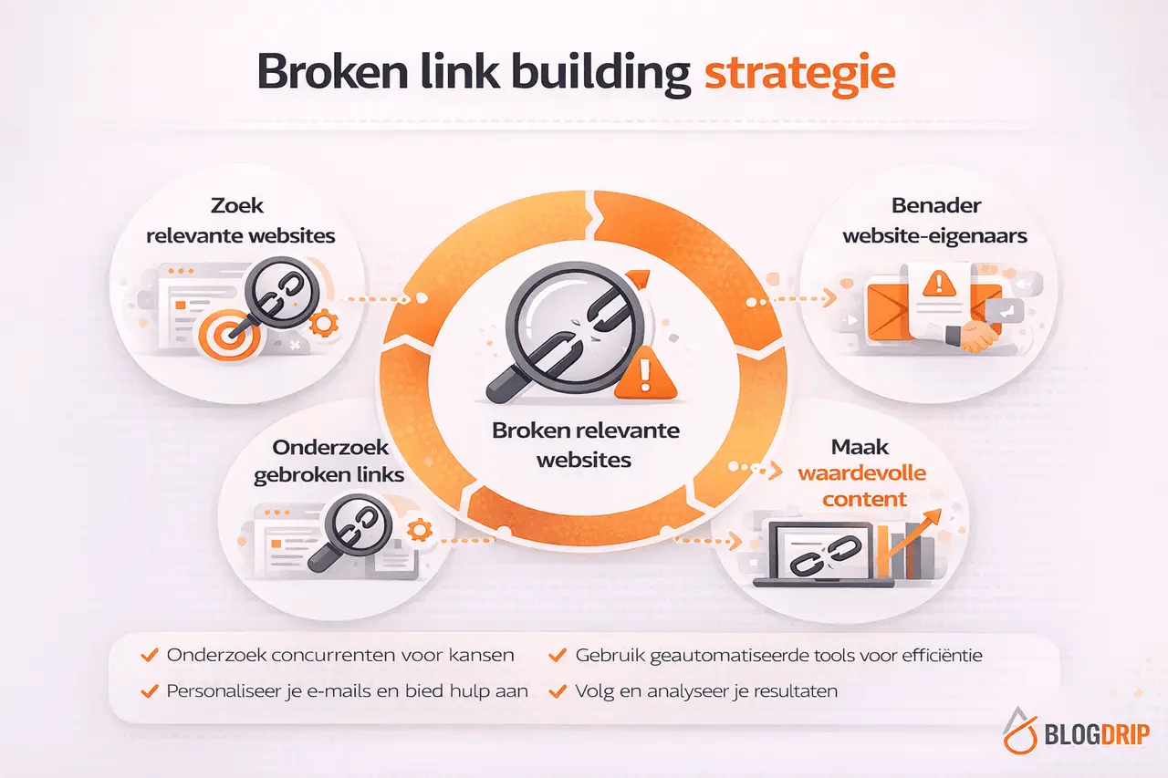Broken link building strategie