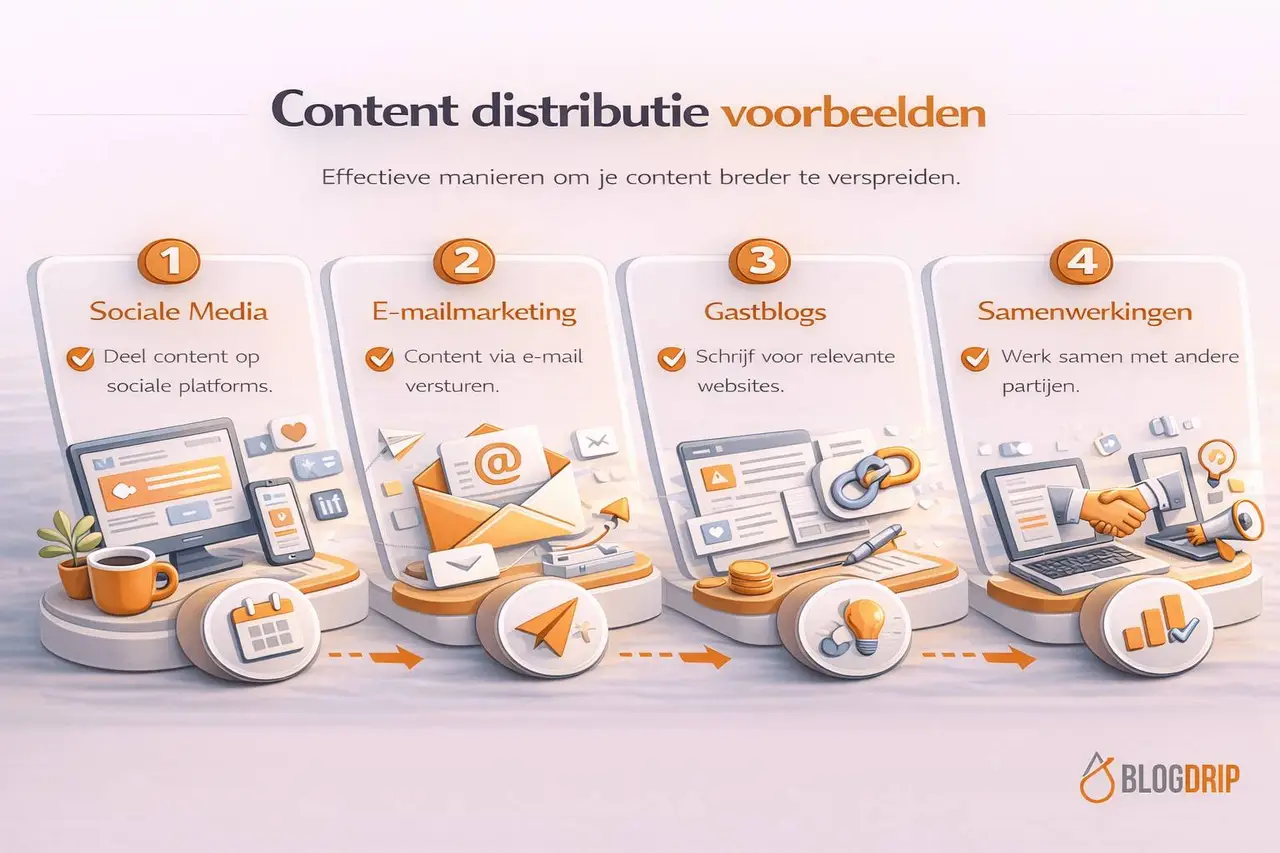 Content distributie voorbeelden
