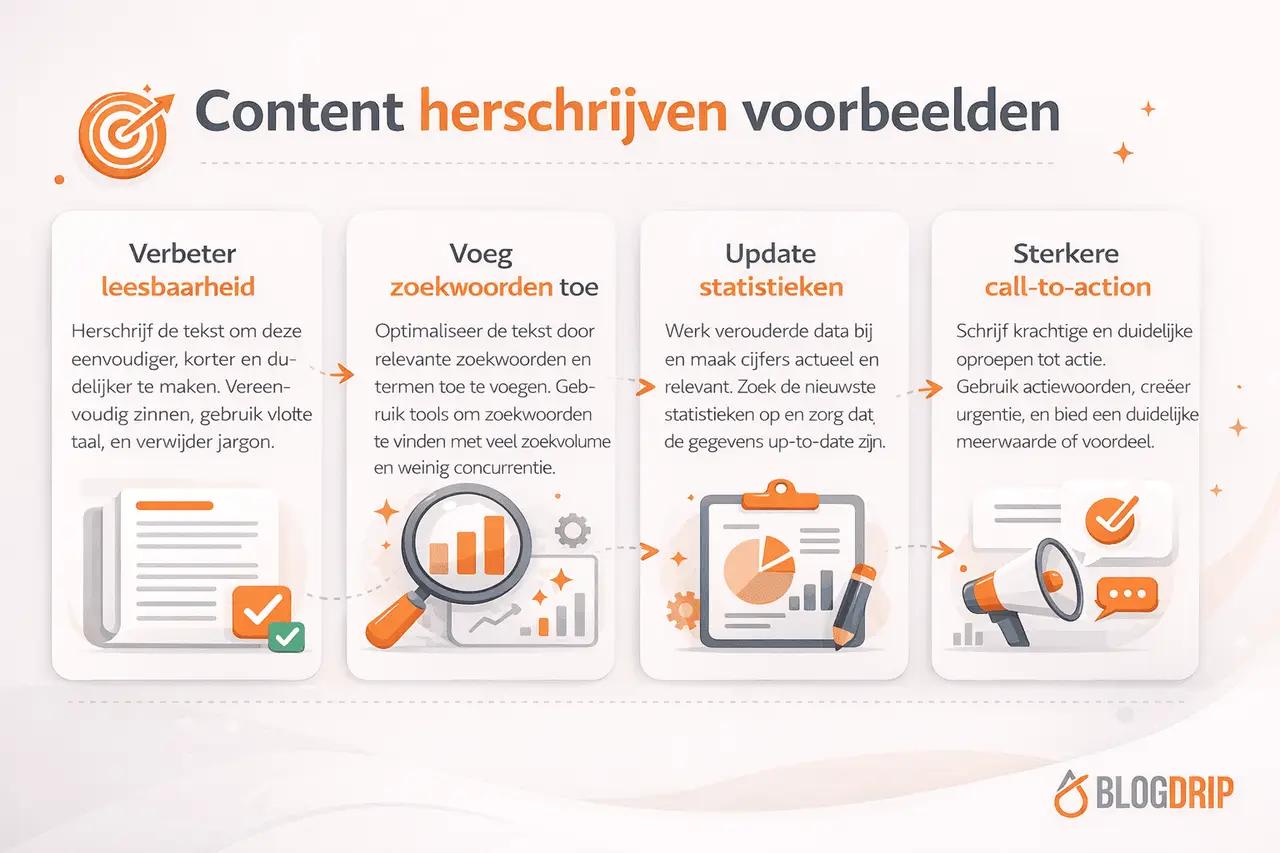 Content herschrijven voorbeelden