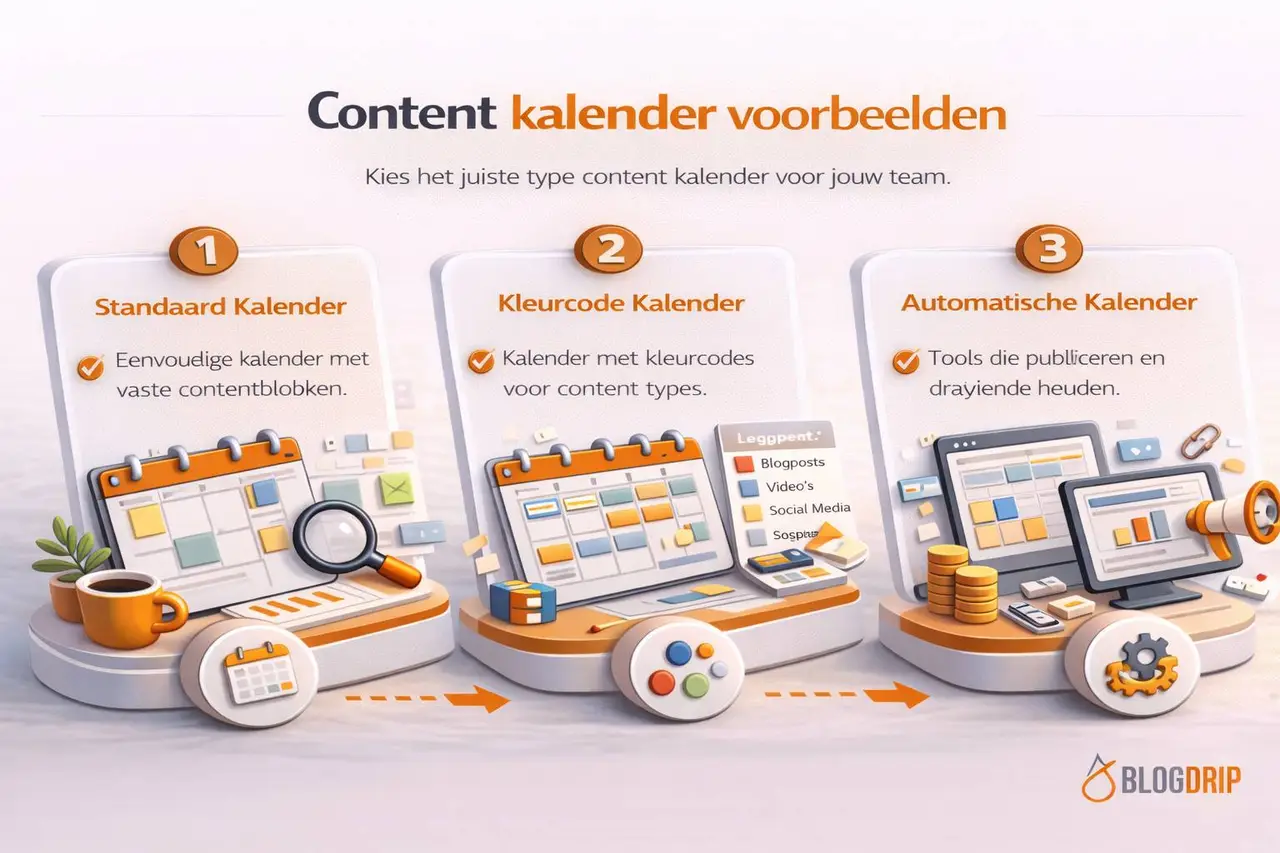 Content kalender voorbeelden