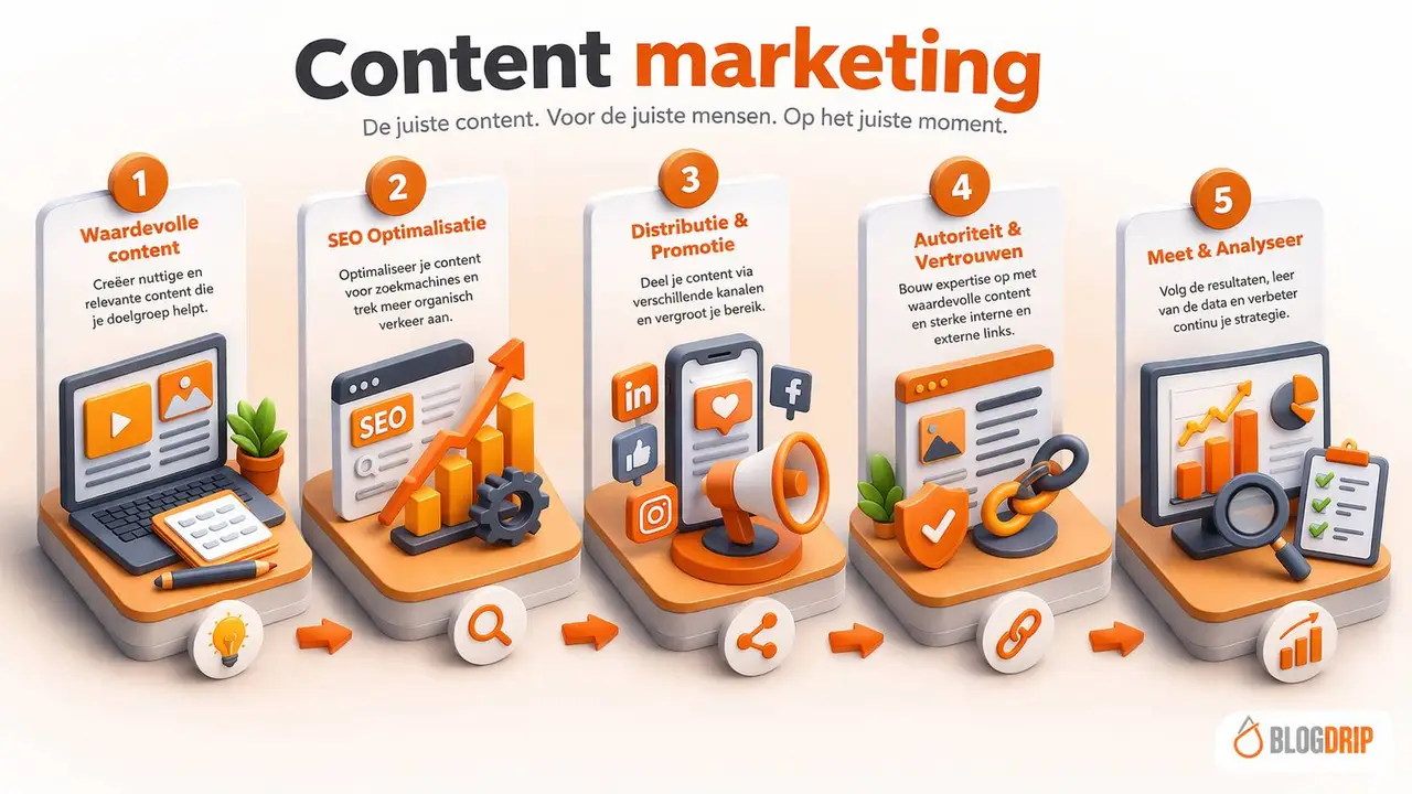 Content marketing - De complete gids voor structurele online groei