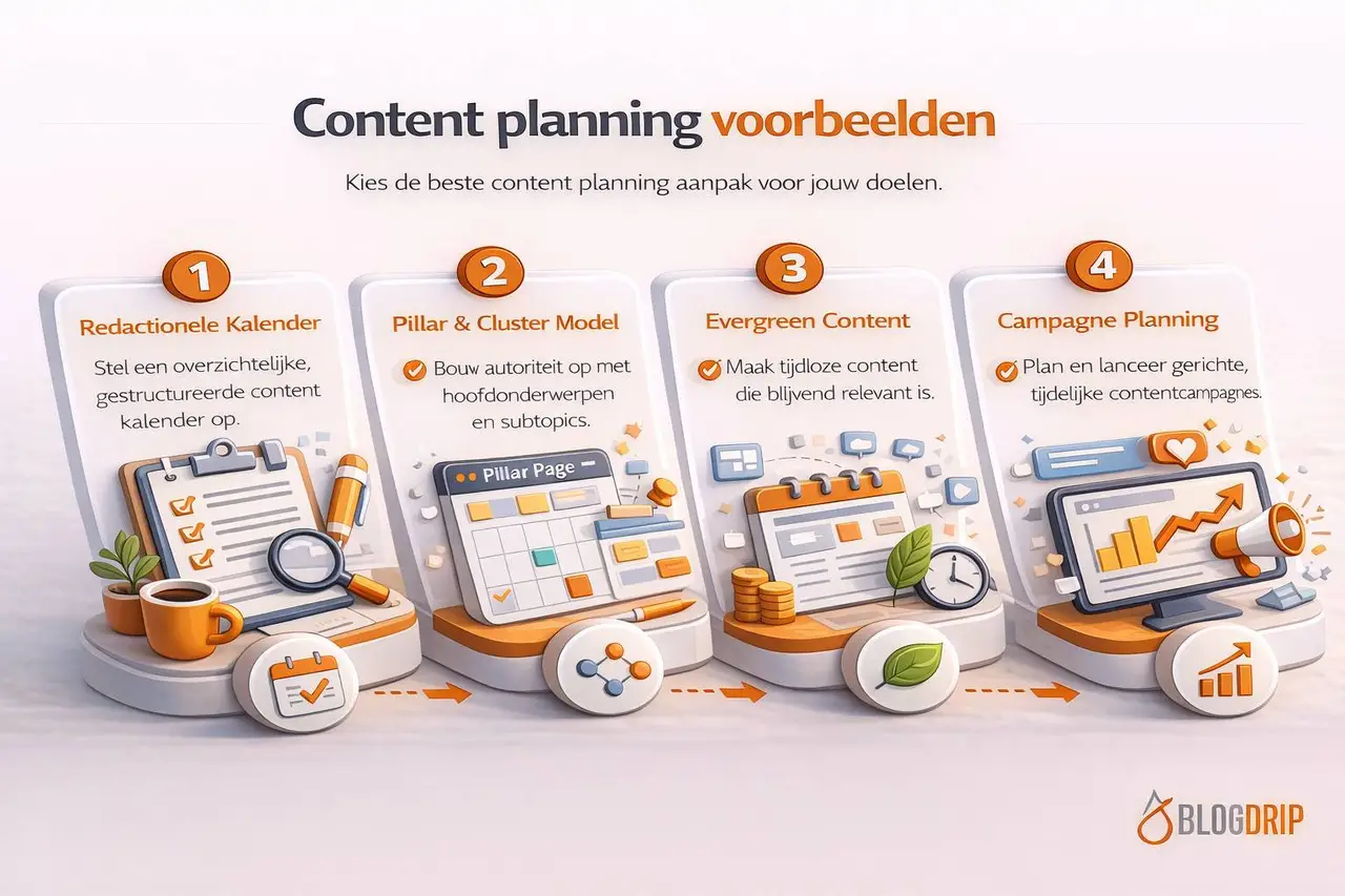 Content planning voorbeelden