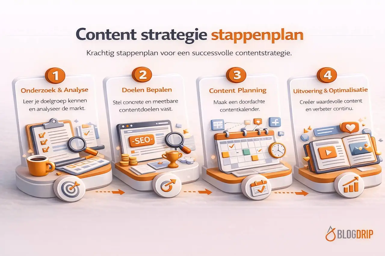 Content strategie stappenplan
