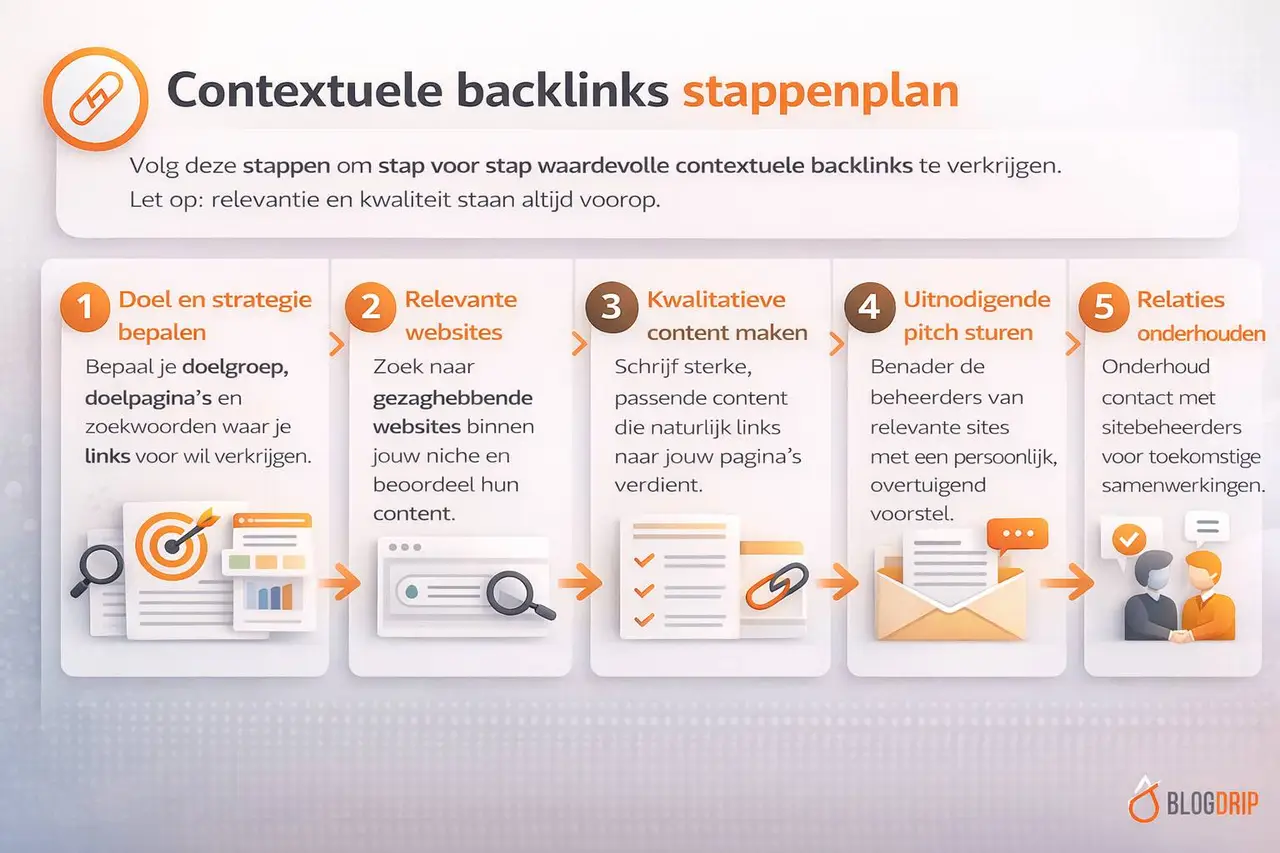 Contextuele backlinks stappenplan