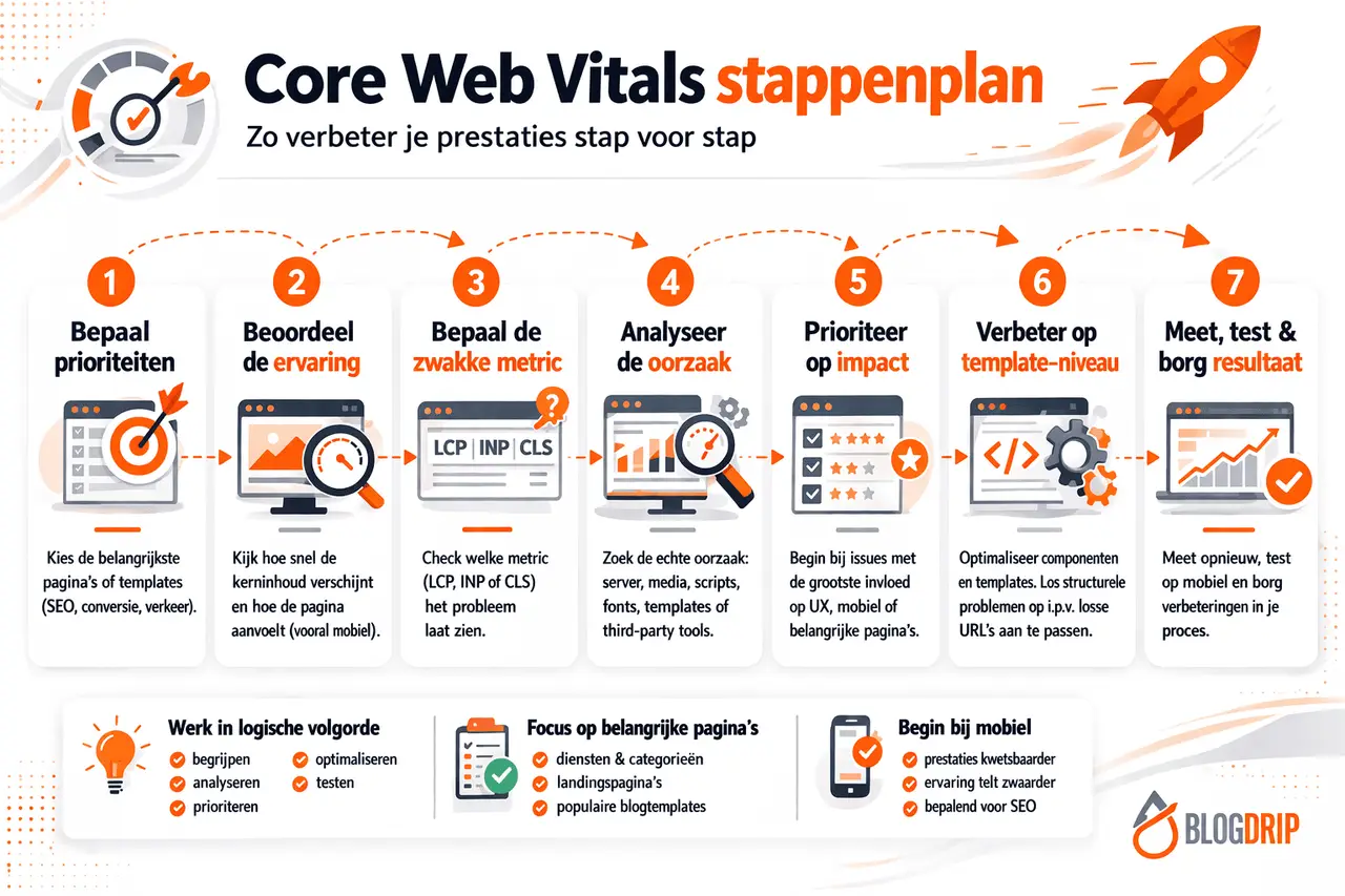 Core Web Vitals stappenplan