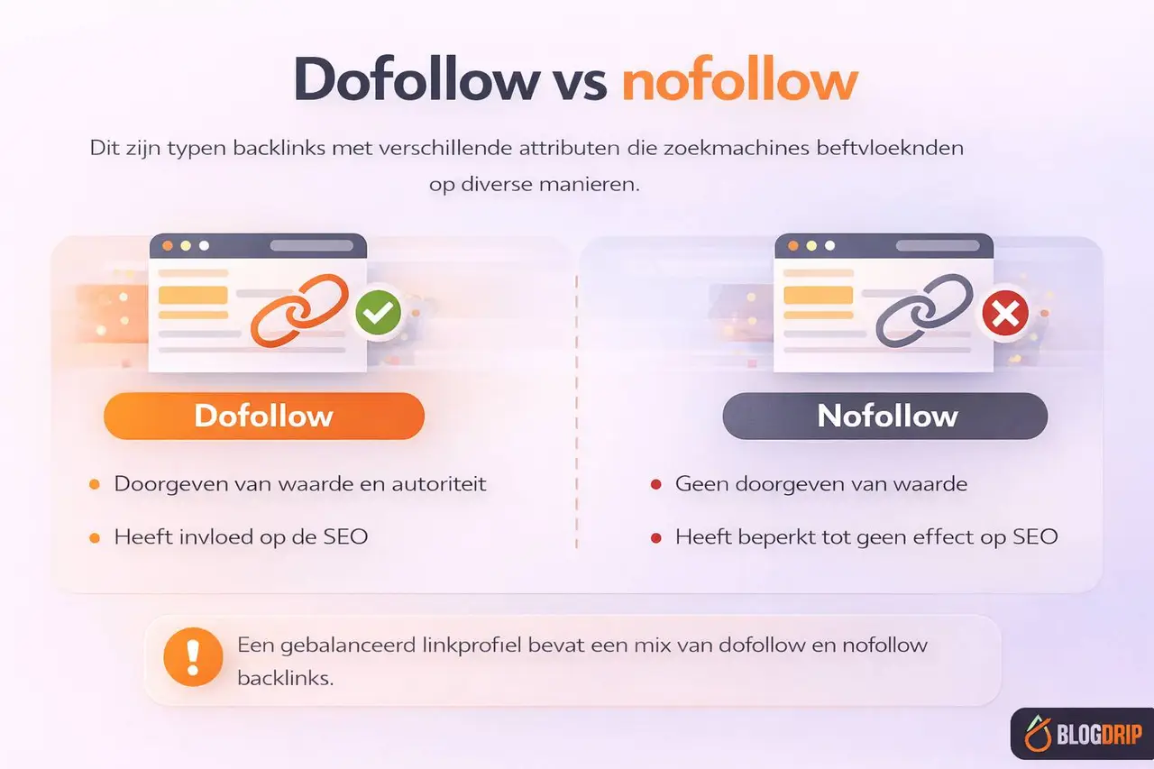 Dofollow vs nofollow