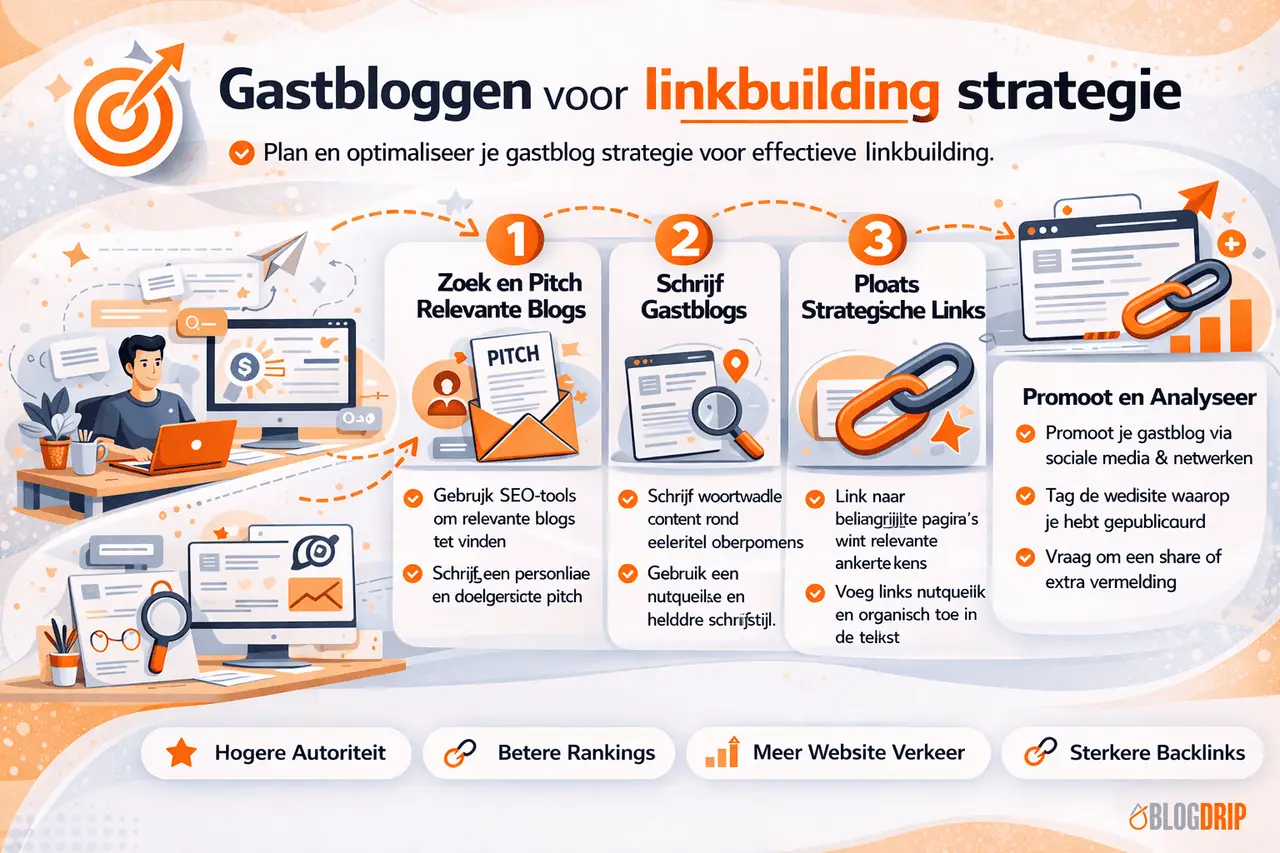 Gastbloggen voor linkbuilding strategie