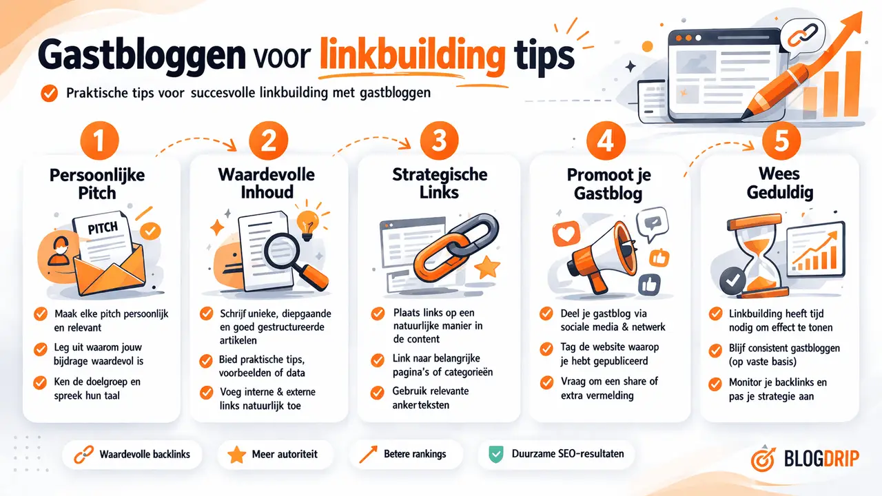 Gastbloggen voor linkbuilding tips
