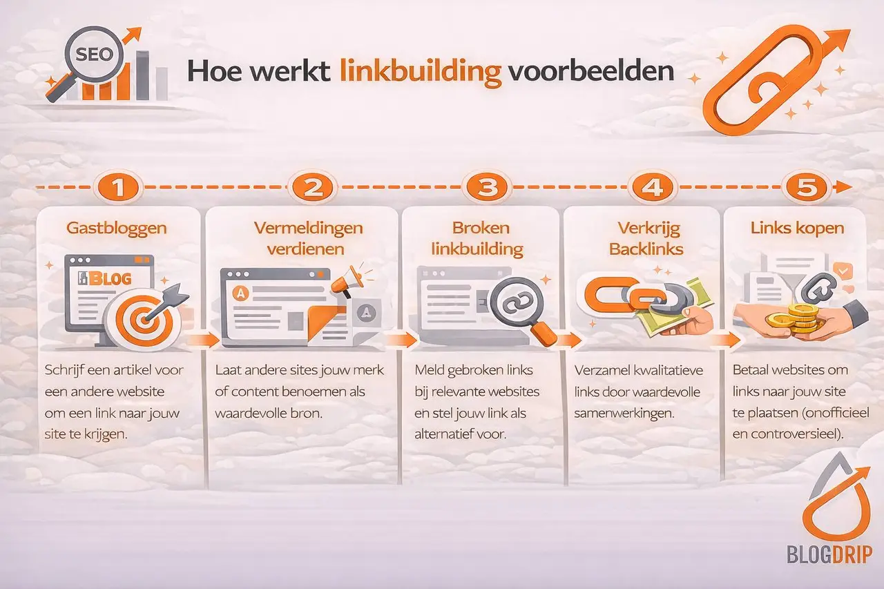 Hoe werkt linkbuilding voorbeelden