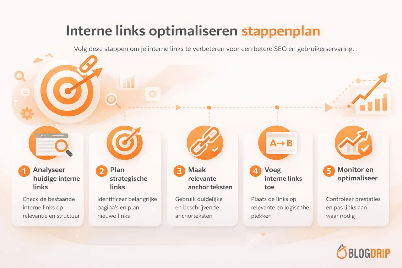 Interne links optimaliseren stappenplan