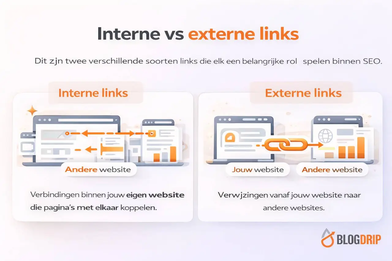 Interne vs externe links