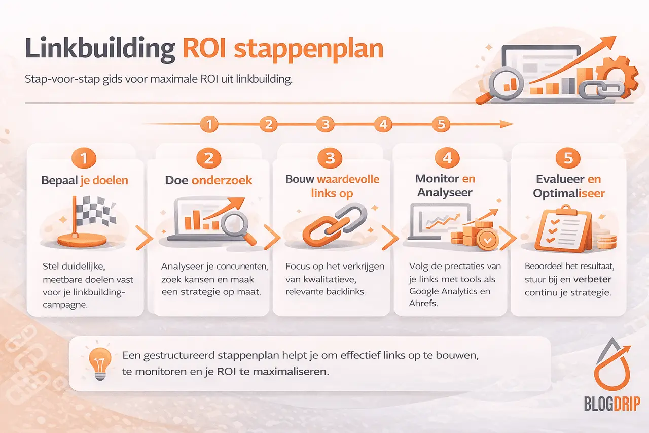Linkbuilding ROI stappenplan