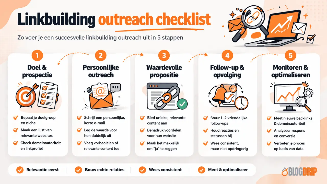Linkbuilding outreach checklist