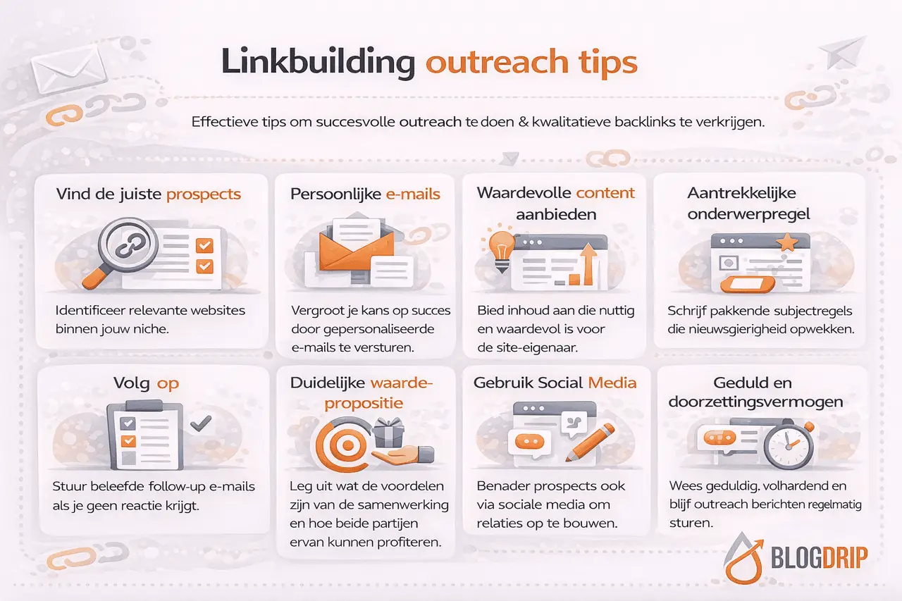 Linkbuilding outreach tips