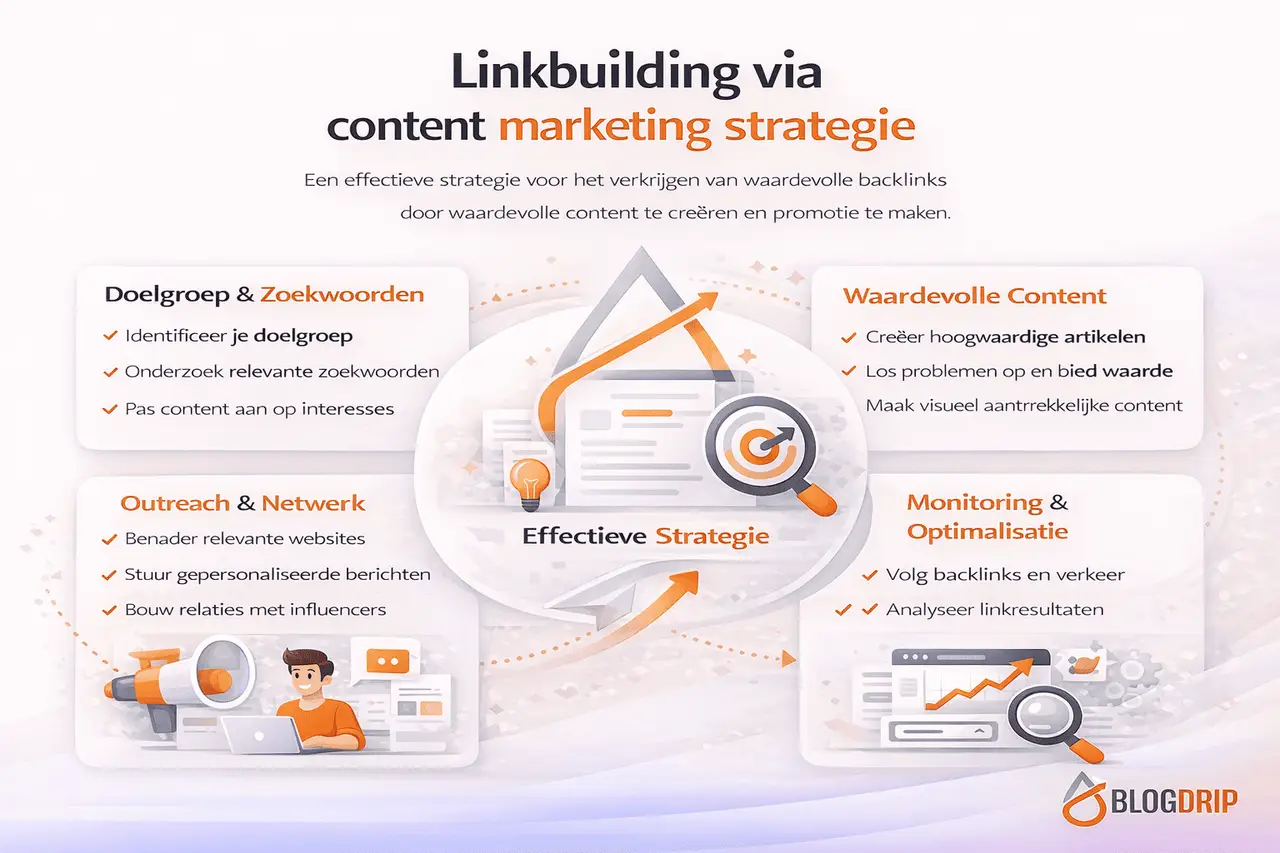 Linkbuilding via content marketing strategie