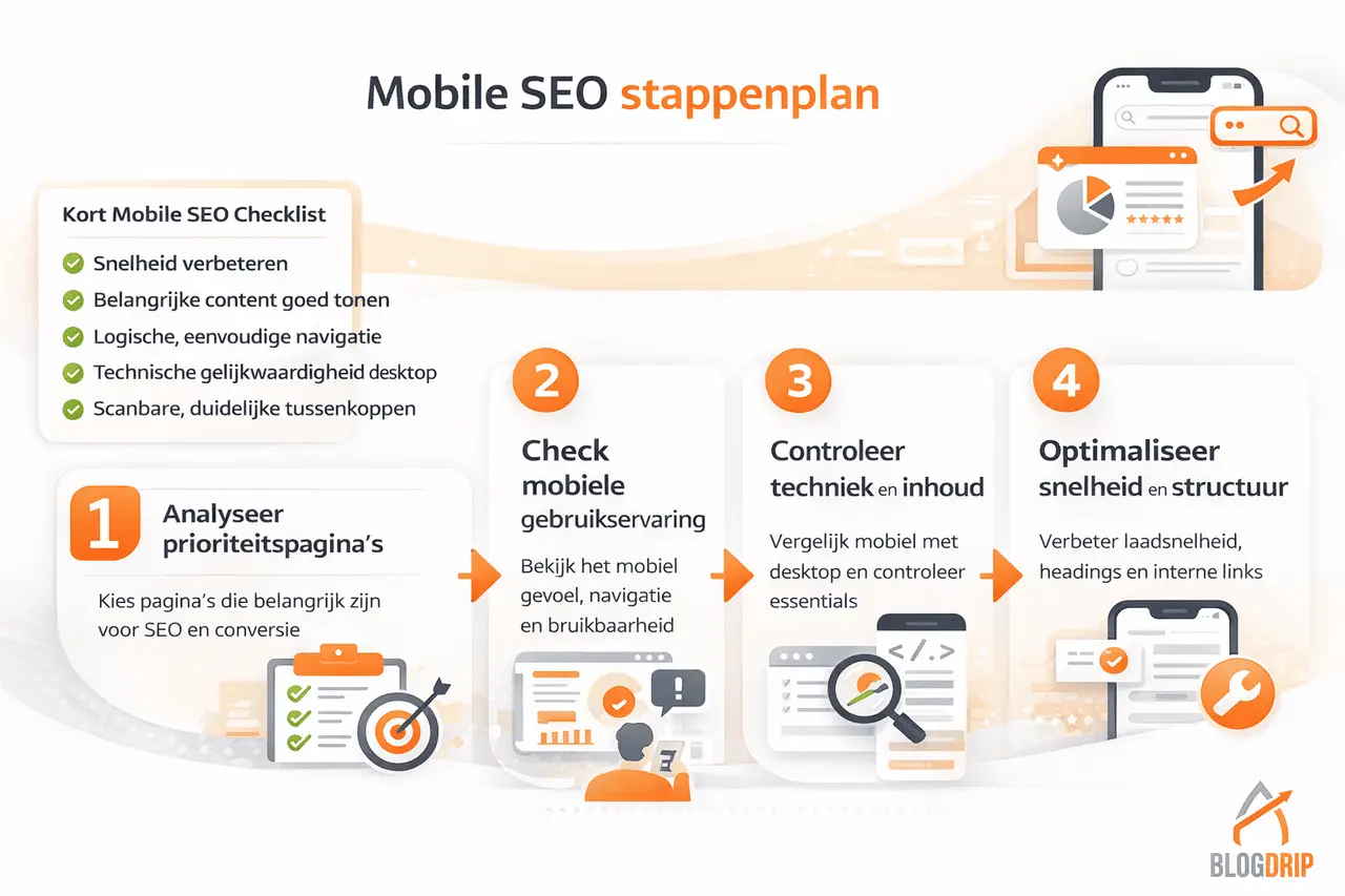 Mobile SEO stappenplan