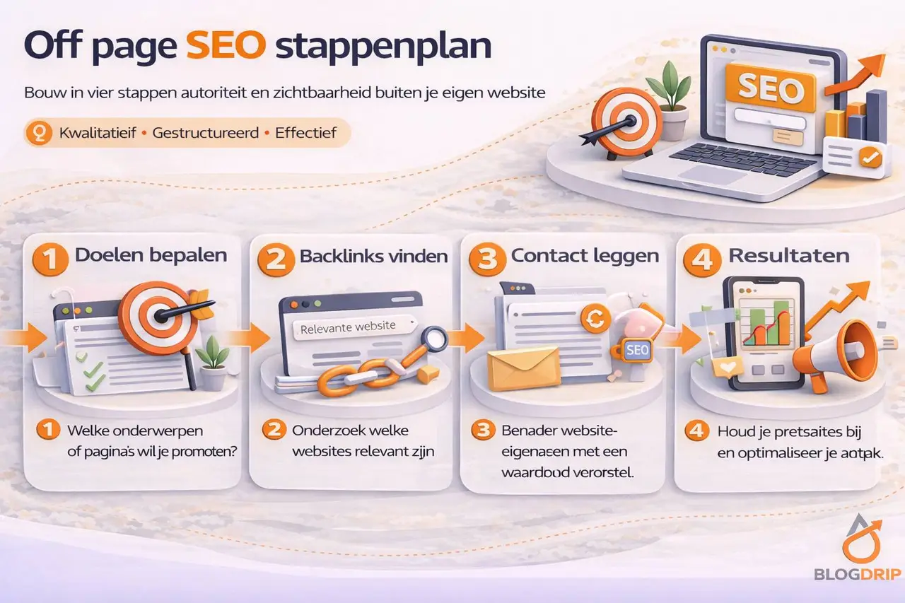 Off page SEO stappenplan