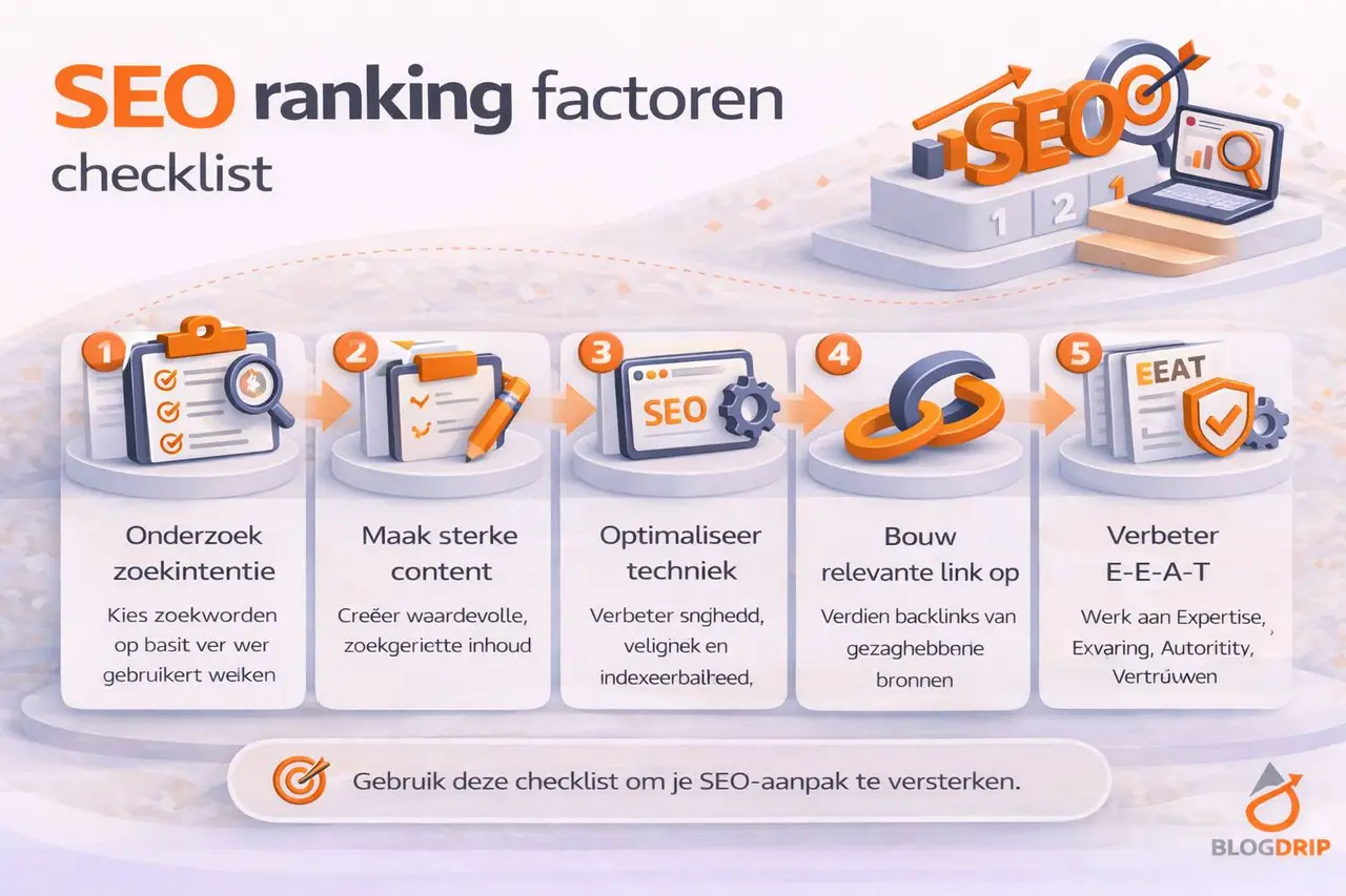 SEO ranking factoren checklist