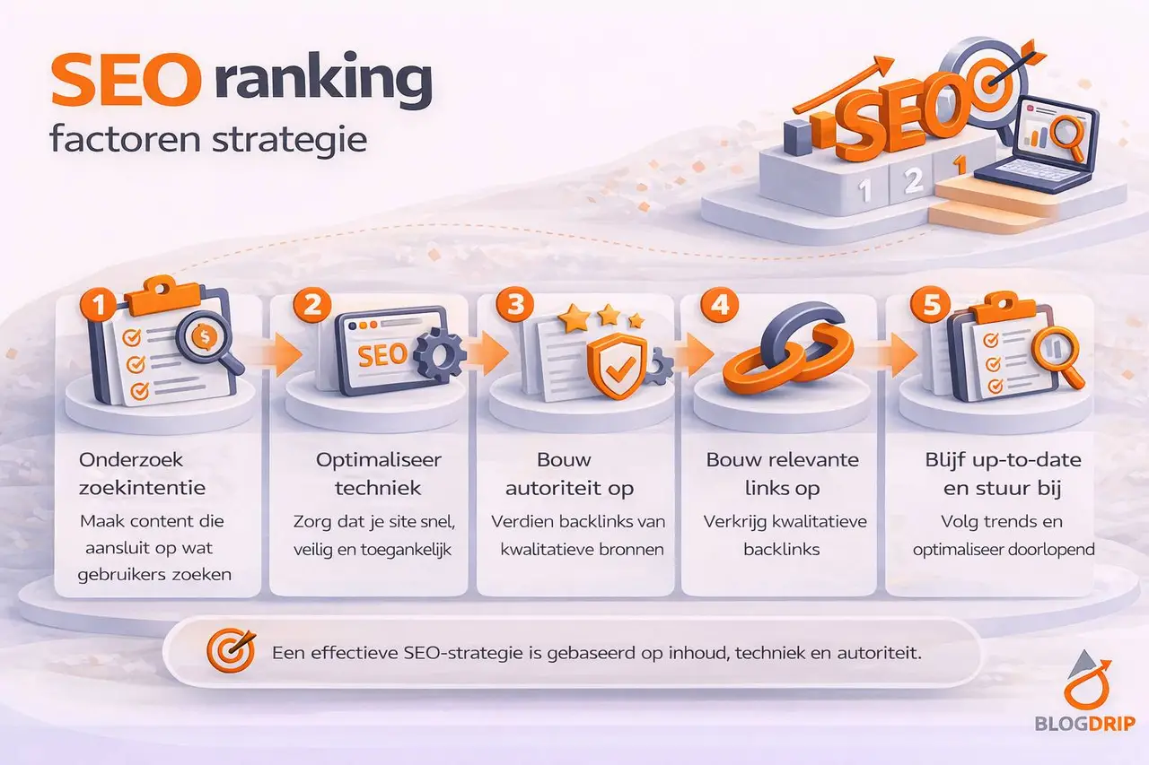 SEO ranking factoren strategie