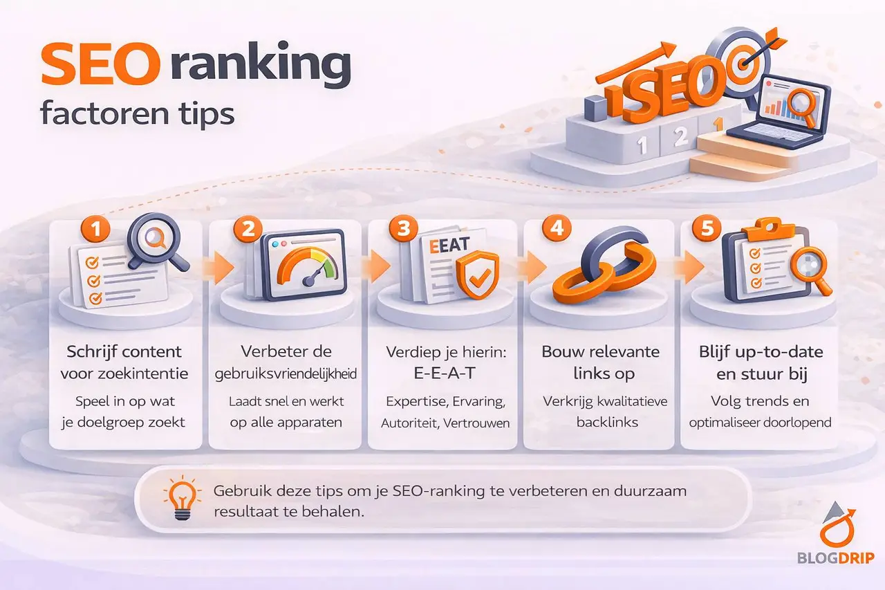 SEO ranking factoren tips