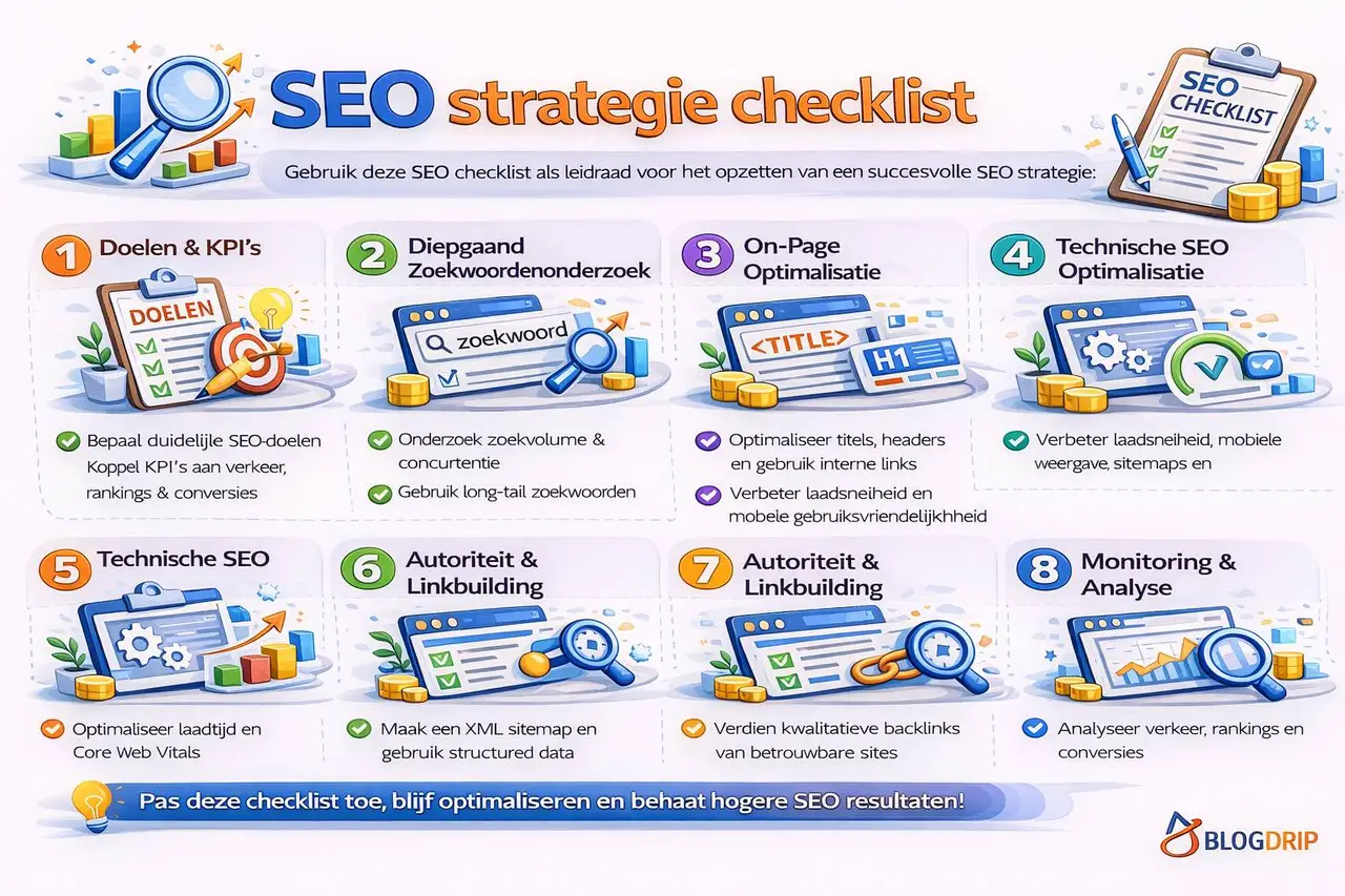 SEO strategie checklist