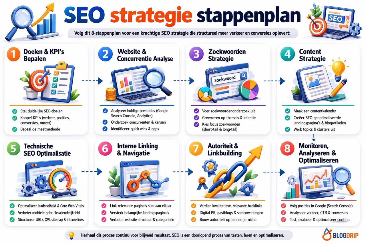 SEO strategie stappenplan