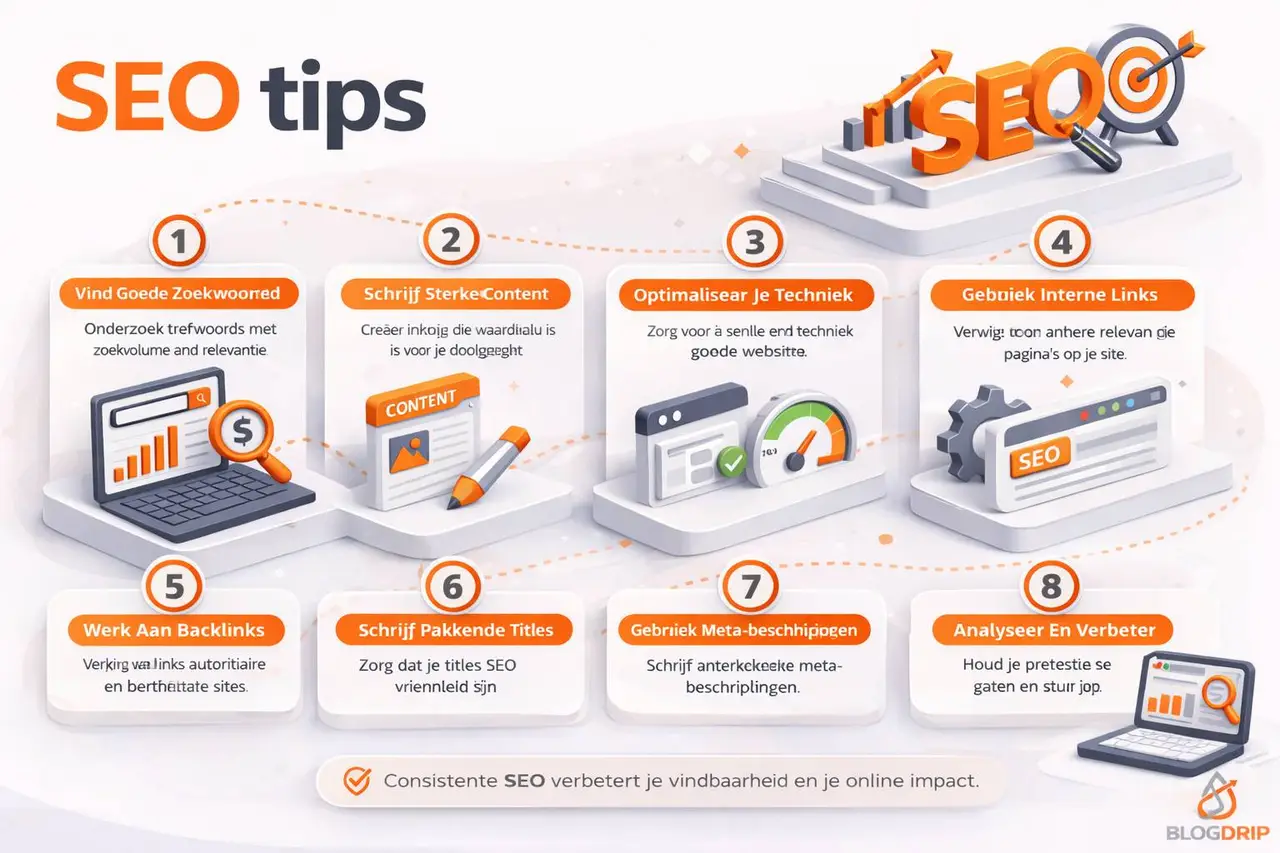 SEO tips - Zoekmachine optimalisatie