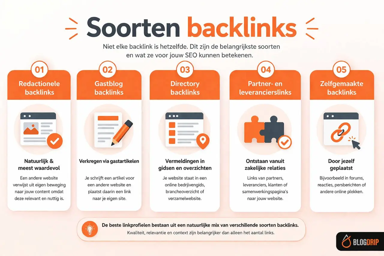 Soorten backlinks
