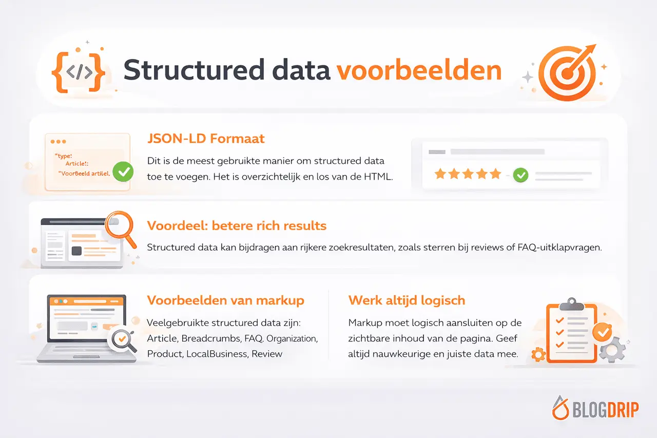 Structured data voorbeelden
