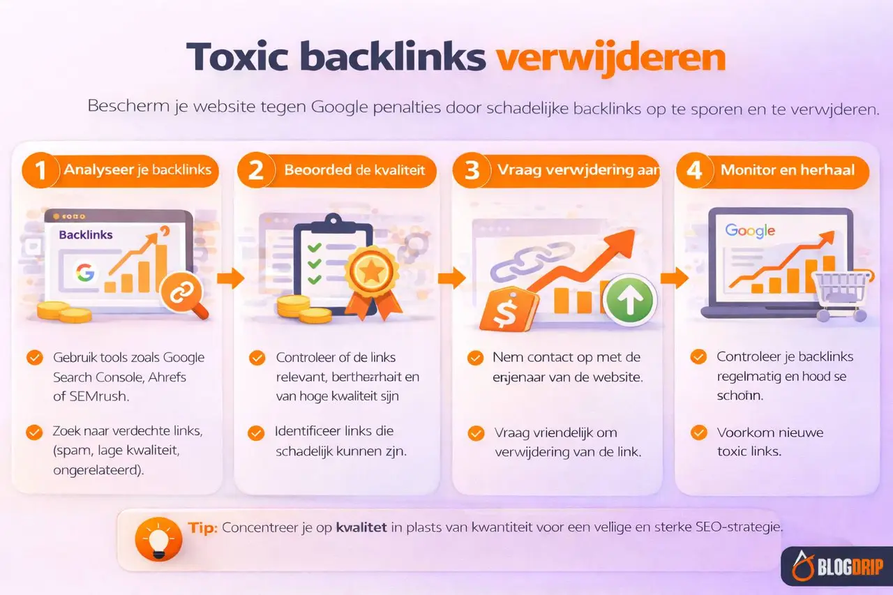 Toxic backlinks verwijderen